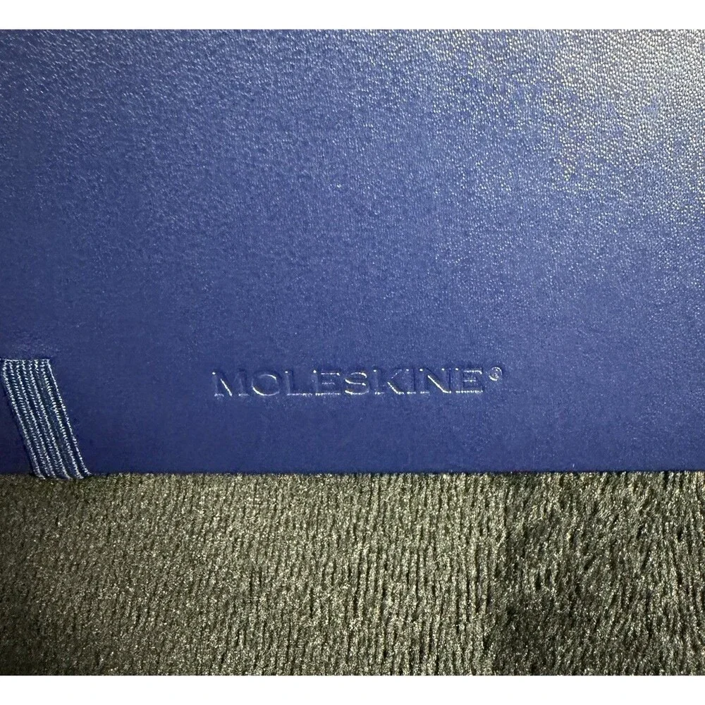 Explora II Journeys Cruise Moleskine Notebooks x2 Hard Cover Blue Embossed Lined